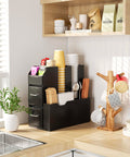 Avilia Organizer Porta Capsule Porta Cialde 9 Scomparti e 2 Cassetti Multiuso Nero Ean 8056819050097
