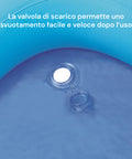Piscina Gonfiabile a Forma di Nave Pirata con Giochi e Accessori per Bambini 140x130cm Ean-6942138934519