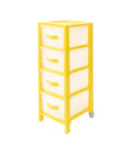 immagine-1-belli-e-forti-cassettiera-futura-slim-a-4-cassetti-giallo-ean-8001499013153