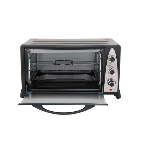 Forno Elettrico Ventilato 24l Con Termostato Regolabile E Timer 1380w