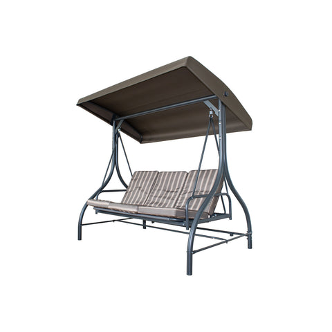 Dondolo Da Giardino Marrone 198x101x175cm