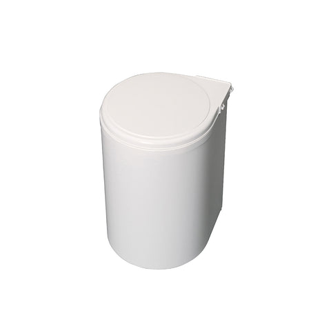 Pattumiera Per Fissaggio A Porta Con Coperchio Automatico 13l Bianco