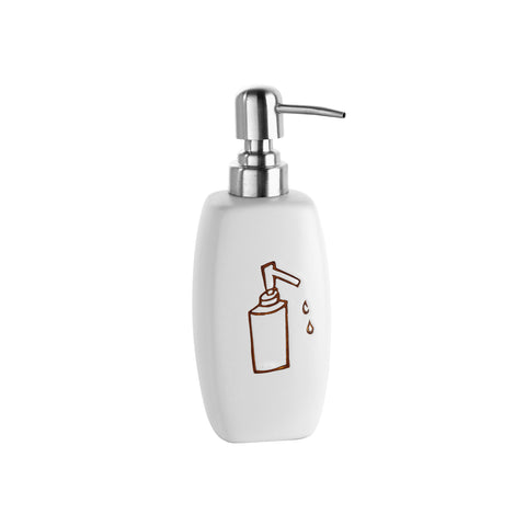 Dispenser Per Sapone In Ceramica