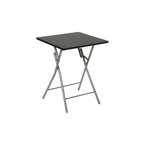Tavolino Pieghevole In Metallo 60x60x75cm