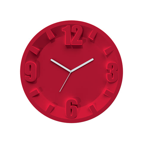 Orologio Da Parete Home Rosso 30cm