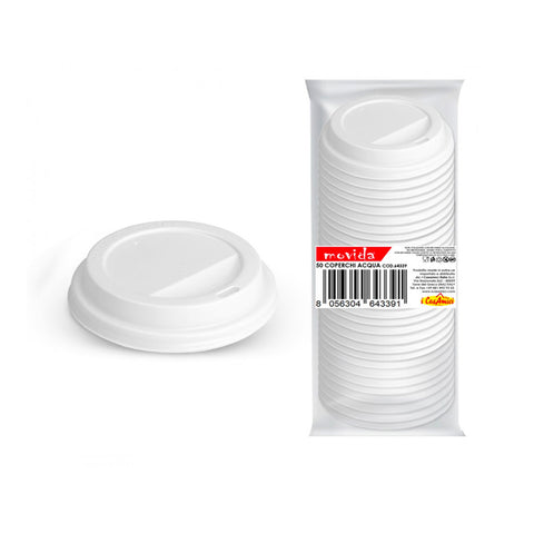 Coperchio Usa e Getta Per Bicchiere 180/210ml Set da 50