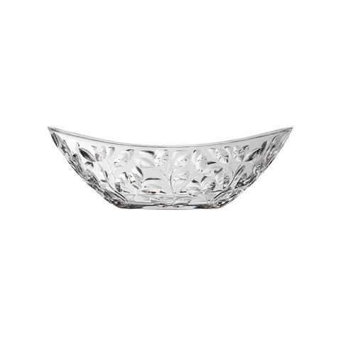 Centro Tavola In Vetro Sonoro Ovale Laurus 34cm