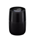 Purificatore d'aria HEPA 3 in 1 con ioni plasma nero, design compatto e moderno per ambienti fino a 12 m²