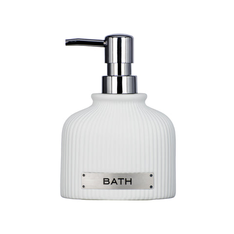 Dispenser Sapone In Ceramica Bianco 0,22l
