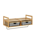immagine-1-wenko-mensola-da-parete-bahari-con-2-cassetti-e-asta-appendiabiti-in-bambu-ean-4008838328897