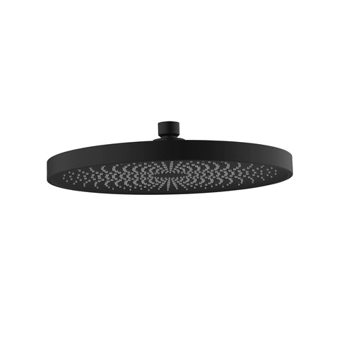 Soffione Doccia Softwater Nero Opaco D. 26cm