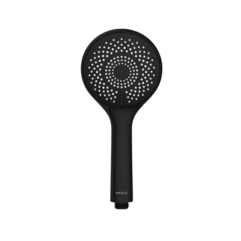 Soffione Doccia Watersaving Nero Opaco D. 11cm