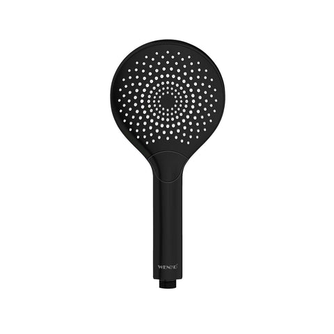 Soffione Doccia Watersaving Nero Opaco D. 12cm