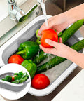 immagine-3-wenko-cesta-multifunzione-pieghevole-salvaspazio-con-tappo-per-drenaggio-acqua-ean-4008069031009