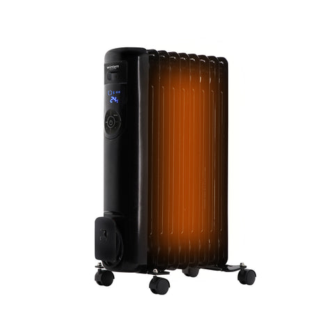 Wintem Radiatore Elettrico a Olio Brainy9 2000W 9 elementi con Telecomando, Regolazione 3 Livelli e Timer Ean-8052286430608